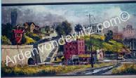 #24 Hope Street Wall 24 x 48 Oil, Painted in 1961