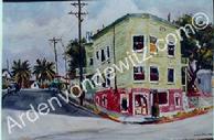 #5 Grocery store on Bunker Hill Avenue 24 x 36 Oil, Painted in 1958